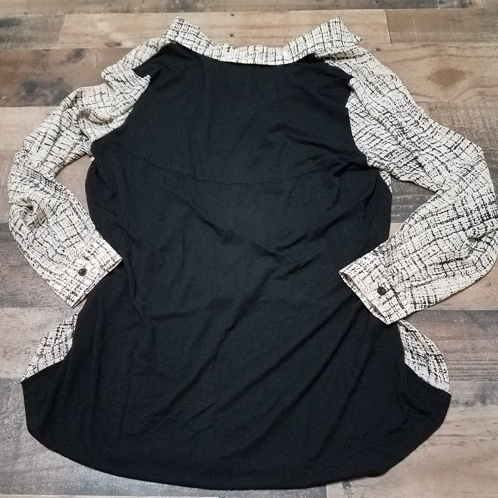 M Patterned Soft Surroundings Blouse - image 8